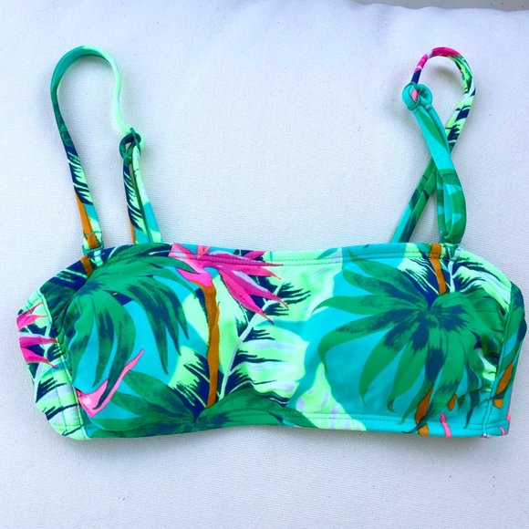 3/$25 Xhilaration -Tropical Palms Bikini T…. - Picture 2 of 8